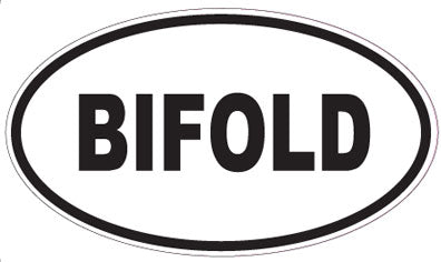 BIFOLD - Oval Sticker