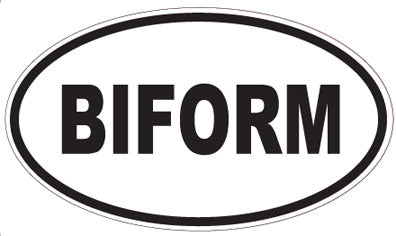 BIFORM - Oval Sticker
