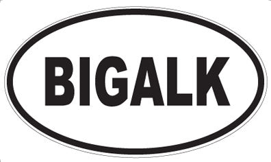 BIGALK - Oval Magnet