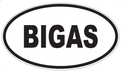 BIGAS - Oval Magnet