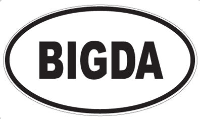 BIGDA - Oval Magnet