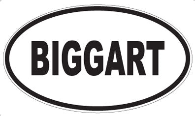 BIGGART - Oval Magnet
