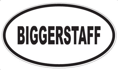BIGGERSTAFF - Oval Magnet