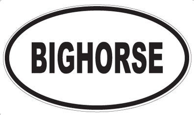 BIGHORSE - Oval Magnet