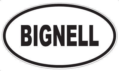 BIGNELL - Oval Magnet