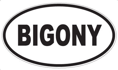 BIGONY - Oval Magnet