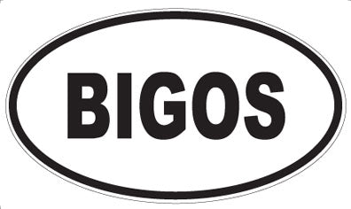 BIGOS - Oval Magnet
