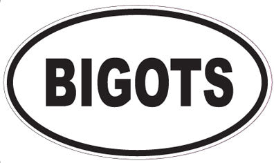 BIGOTS - Oval Sticker