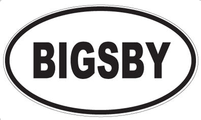 BIGSBY - Oval Magnet