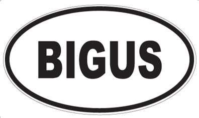 BIGUS - Oval Magnet
