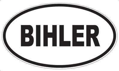BIHLER - Oval Magnet