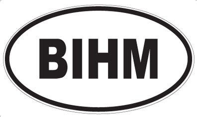 BIHM - Oval Magnet