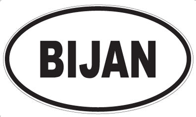 BIJAN - Oval Magnet