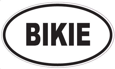 BIKIE - Oval Magnet