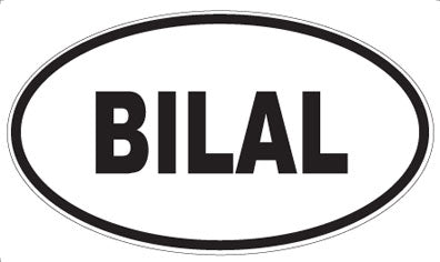BILAL - Oval Magnet