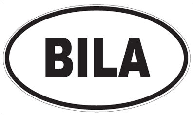 BILA - Oval Magnet