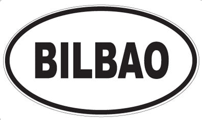 BILBAO - Oval Magnet