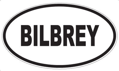 BILBREY - Oval Magnet