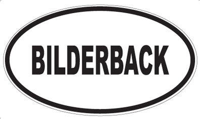 BILDERBACK - Oval Magnet