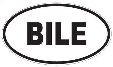 BILE - Oval Magnet