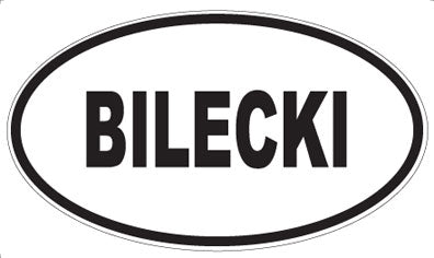 BILECKI - Oval Magnet