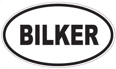 BILKER - Oval Sticker