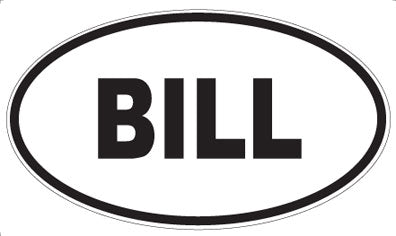 BILL - Oval Magnet