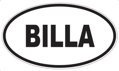 BILLA - Oval Magnet