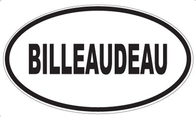 BILLEAUDEAU - Oval Magnet