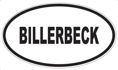BILLERBECK - Oval Magnet