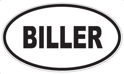BILLER - Oval Magnet