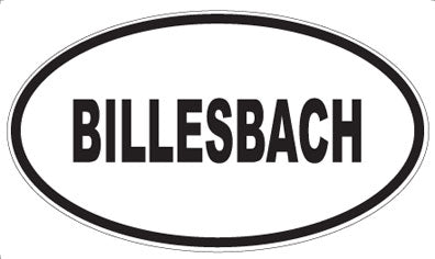 BILLESBACH - Oval Magnet