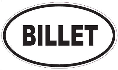 BILLET - Oval Sticker