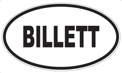 BILLETT - Oval Magnet