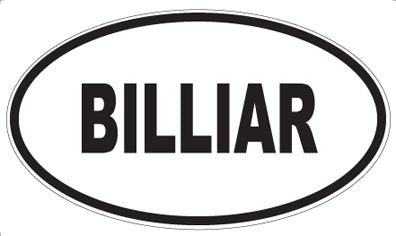 BILLIAR - Oval Magnet