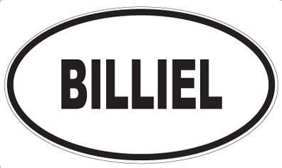 BILLIEL - Oval Magnet