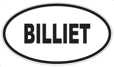 BILLIET - Oval Magnet