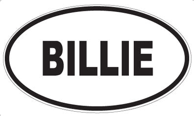 BILLIE - Oval Magnet