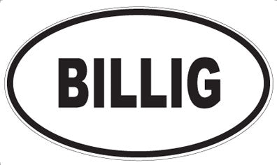 BILLIG - Oval Magnet