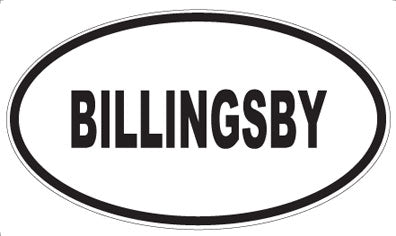 BILLINGSBY - Oval Magnet