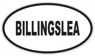 BILLINGSLEA - Oval Magnet