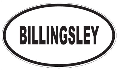 BILLINGSLEY - Oval Magnet