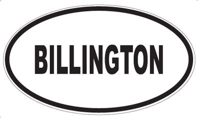 BILLINGTON - Oval Magnet