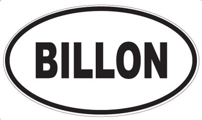 BILLON - Oval Magnet