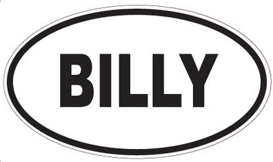 BILLY - Oval Magnet