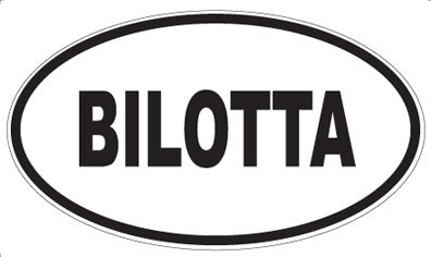 BILOTTA - Oval Magnet