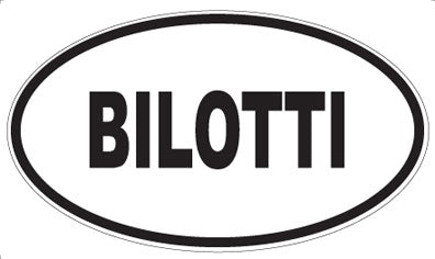 BILOTTI - Oval Magnet
