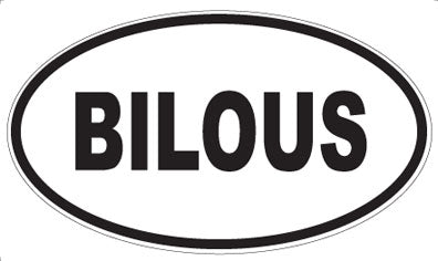 BILOUS - Oval Magnet