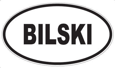 BILSKI - Oval Magnet
