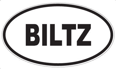 BILTZ - Oval Magnet